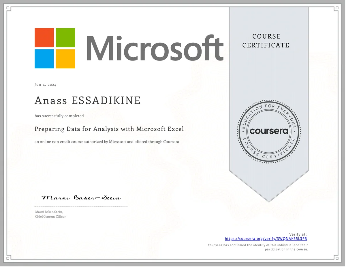 Excel for Data Analysis: What Microsoft's Certification Actually Teaches